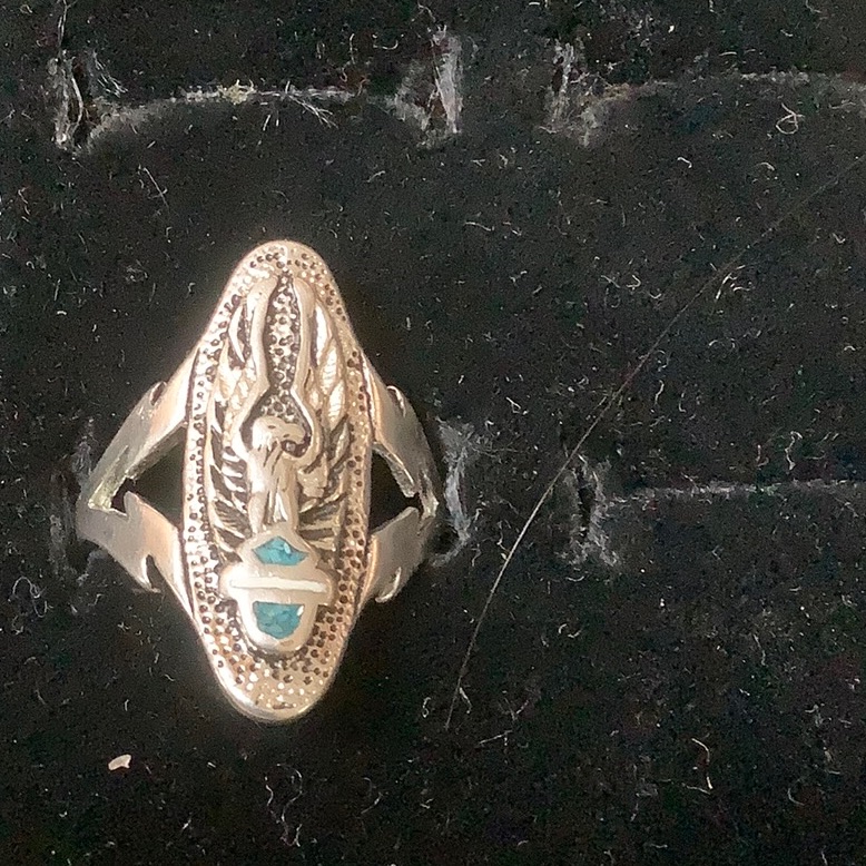 Ladies Eagle Ring